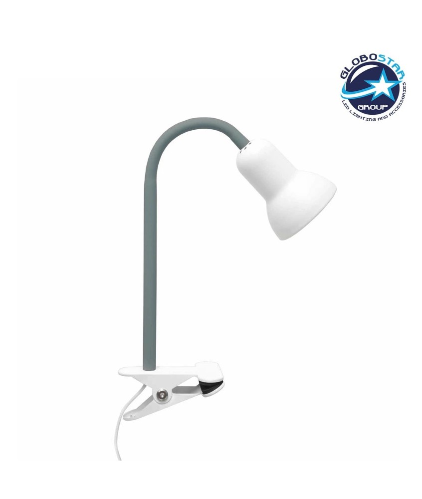 GLOBOSTAR® TAVOLO 204-0152 Παιδικό Επιτραπέζιο Φωτιστικό Πορτατίφ με Ντουί 1 x E14 AC 220-240V IP20 - Πράσινο & Λευκό - Μ11 x Π9 x Υ35cm